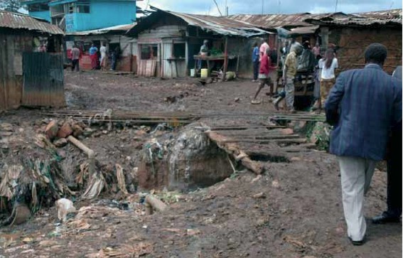 kibera squatter settlement