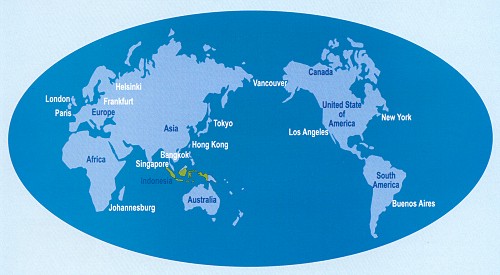 World Map 500 